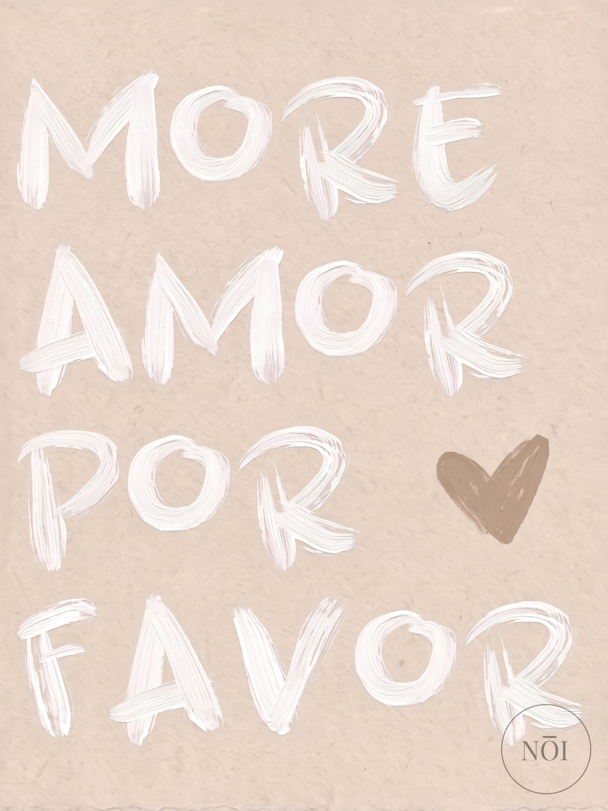 More Amor Por Favor Plakat — Poster (ungerahmt)