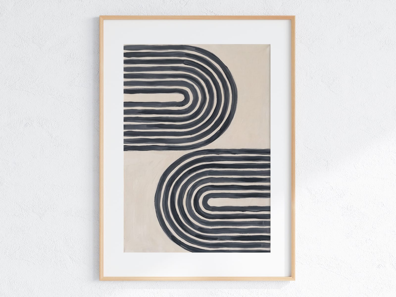 Abstract Line Art Print