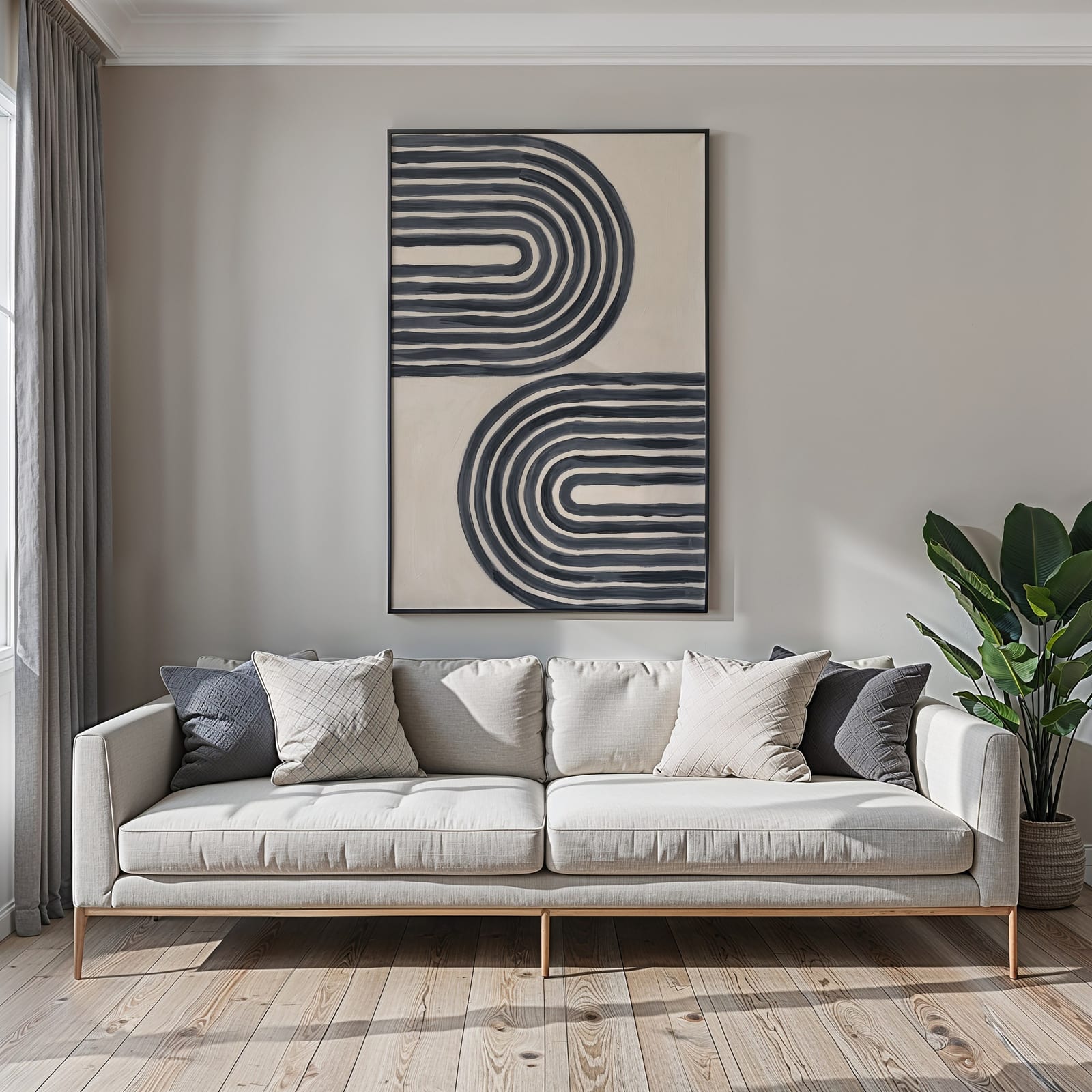 Abstract Line Art Print