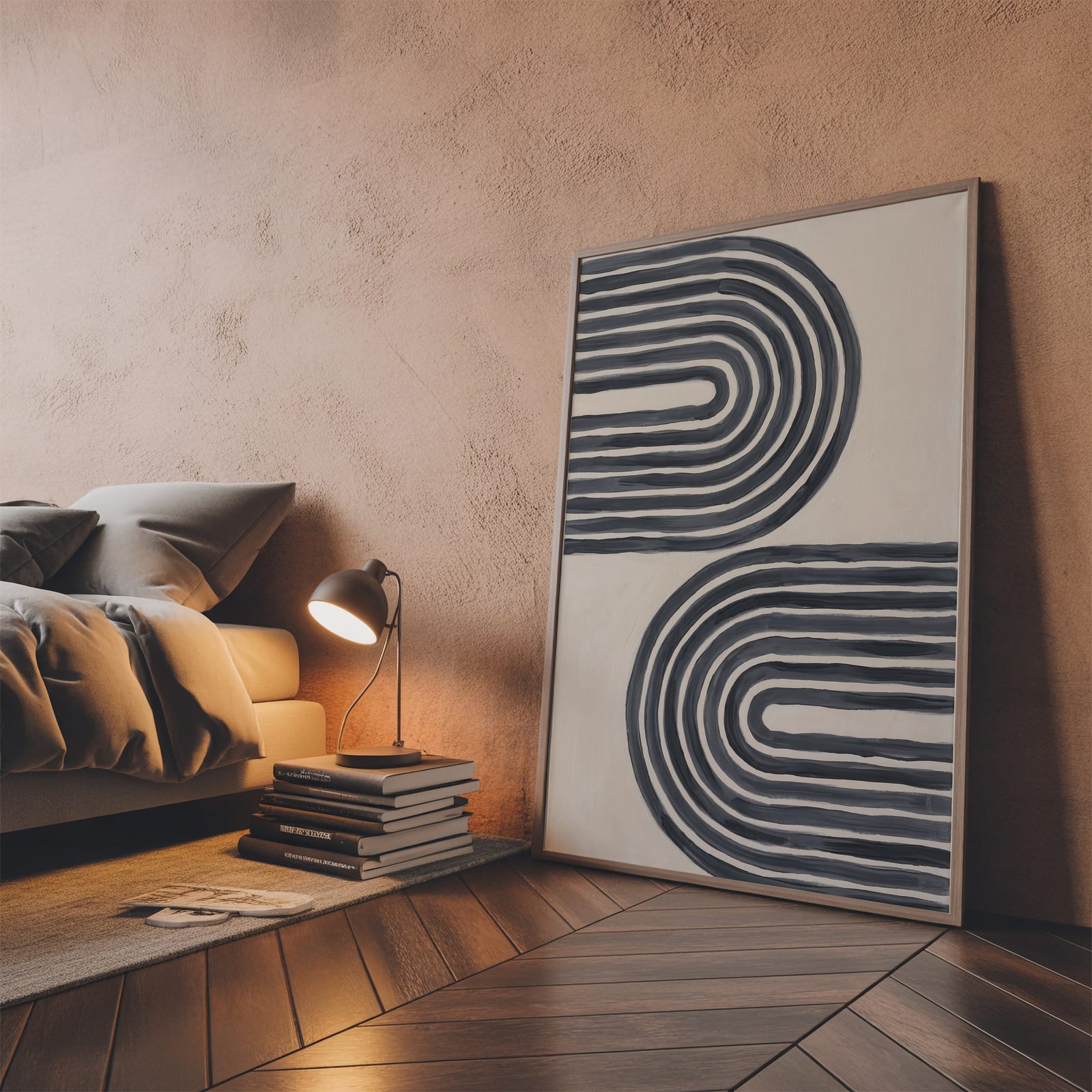 Abstract Line Art Print