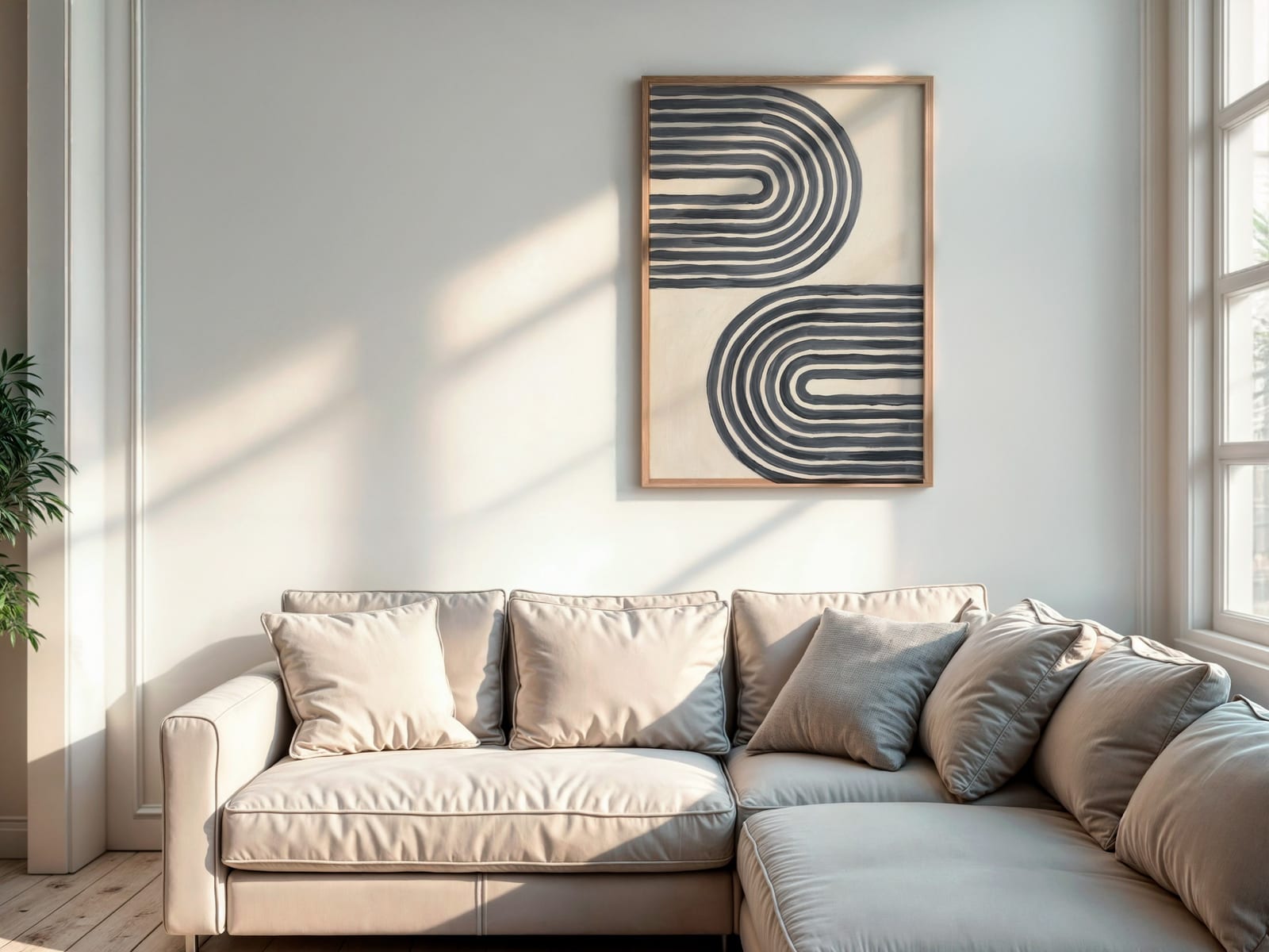 Abstract Line Art Print