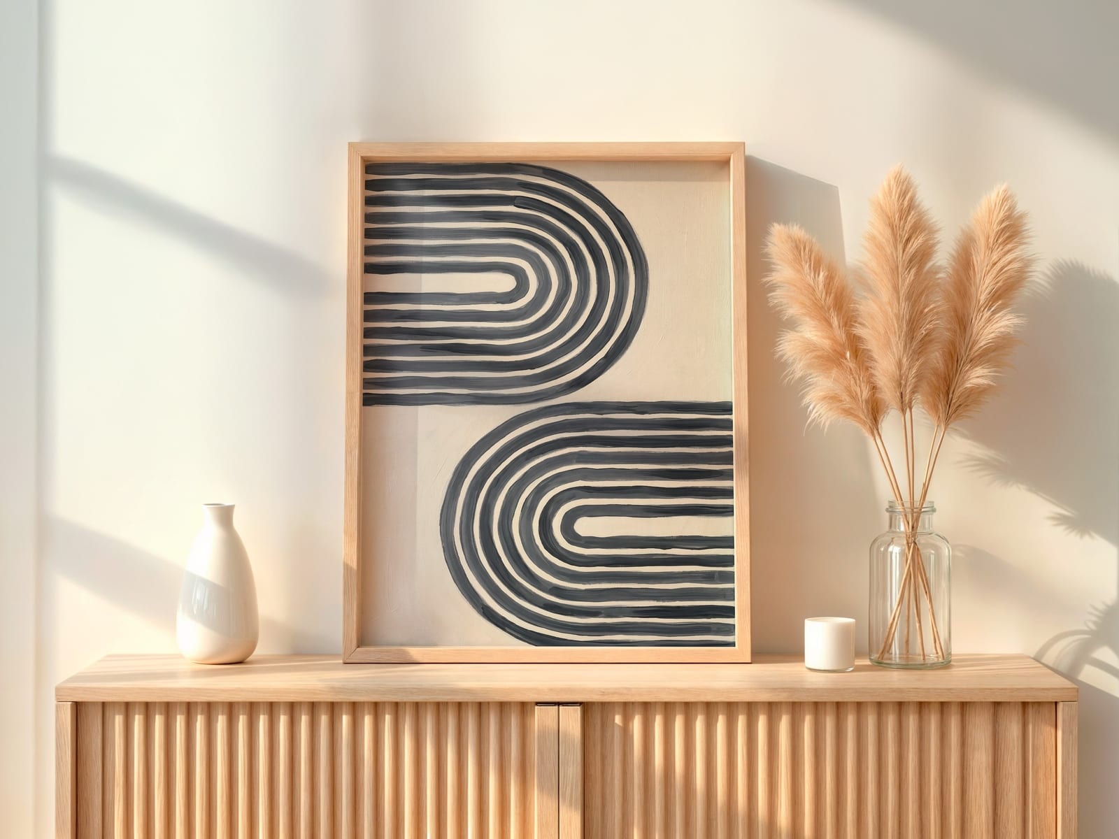 Abstract Line Art Print