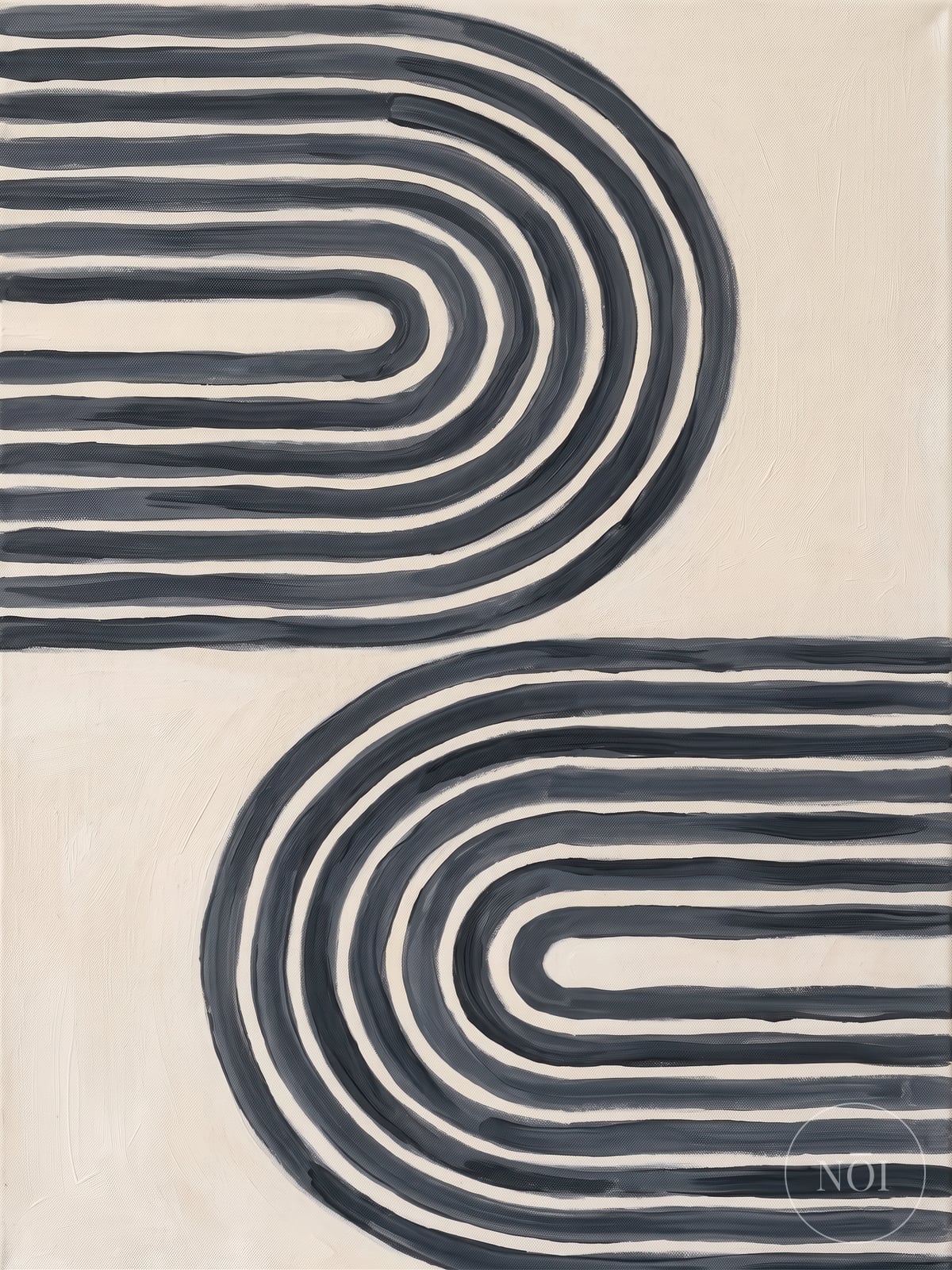 Abstract Line Art Print — Poster (ungerahmt)