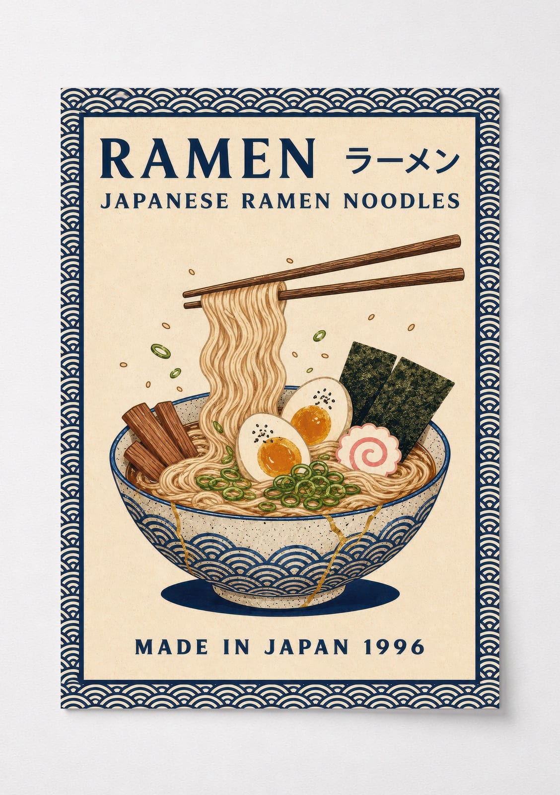 Ramen Nudelskål Plakat