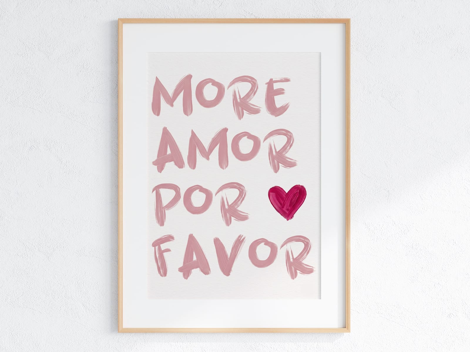 Affiche More Amor Por Favor