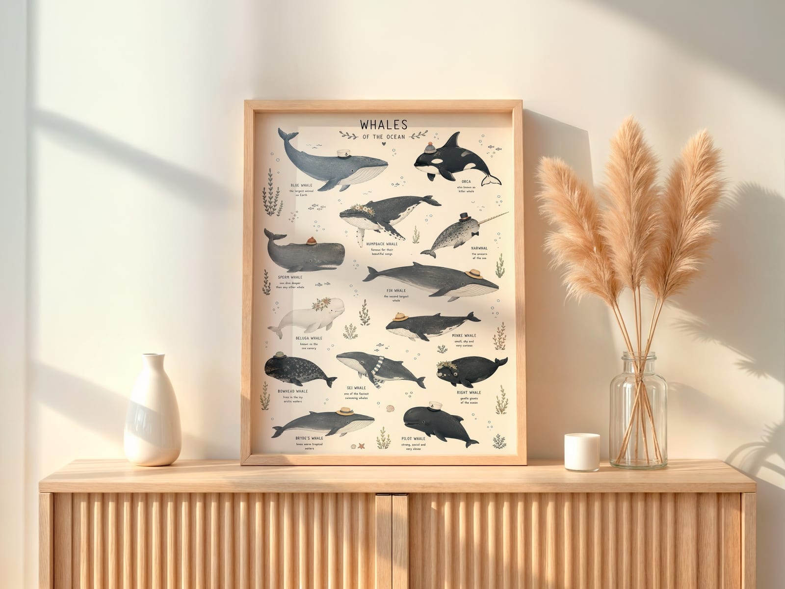 Walvissoorten Overzicht Print