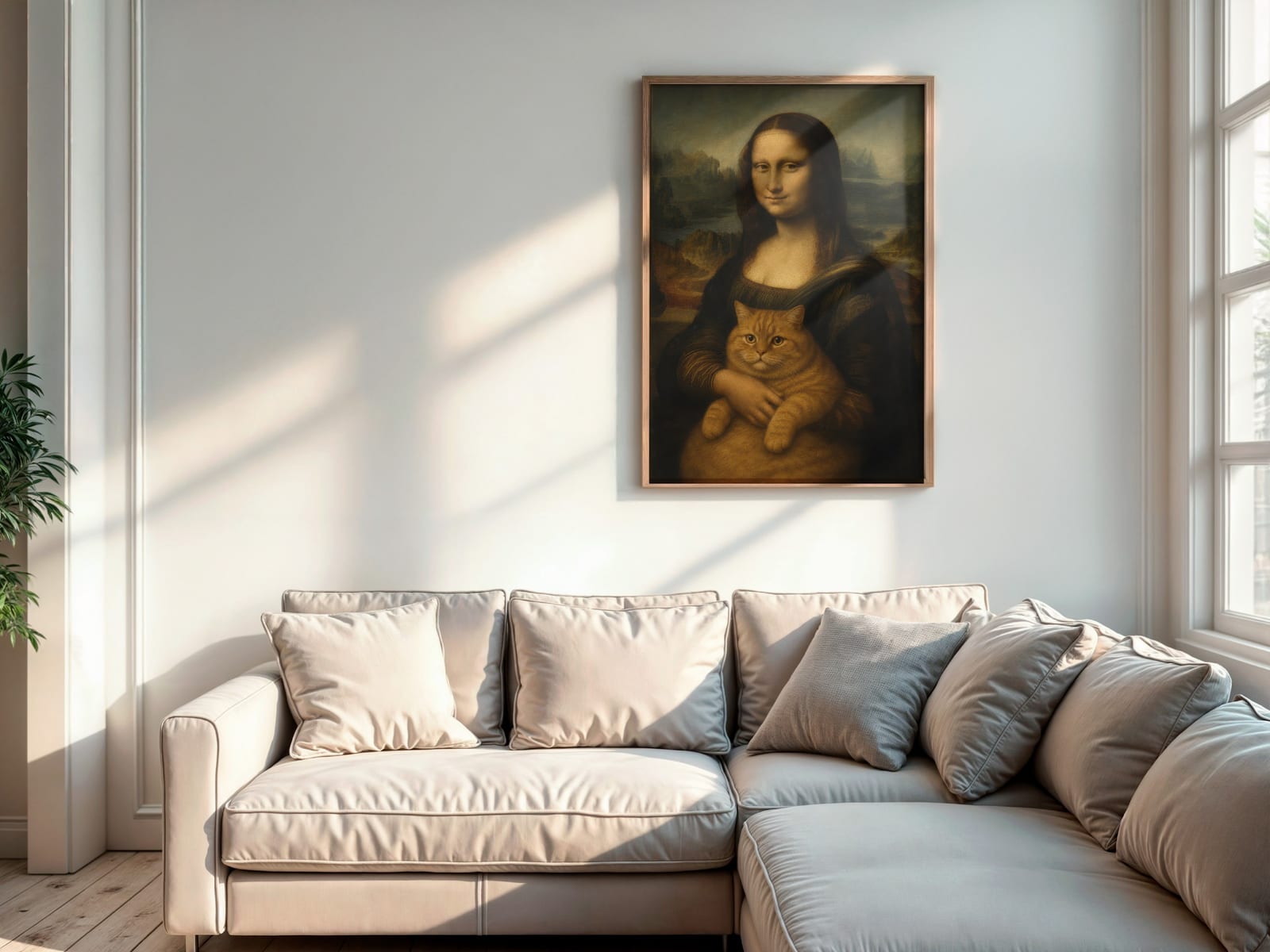 Kat Mona Lisa Print