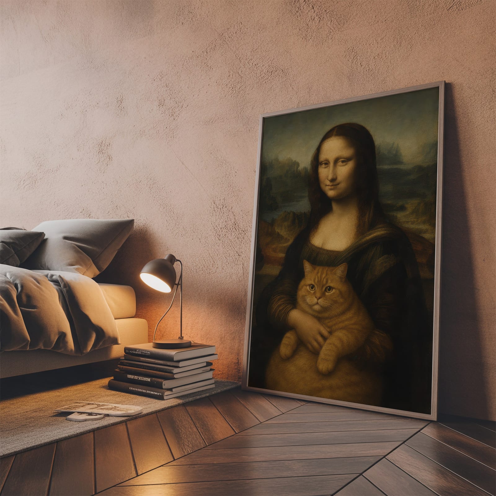 Kat Mona Lisa Print