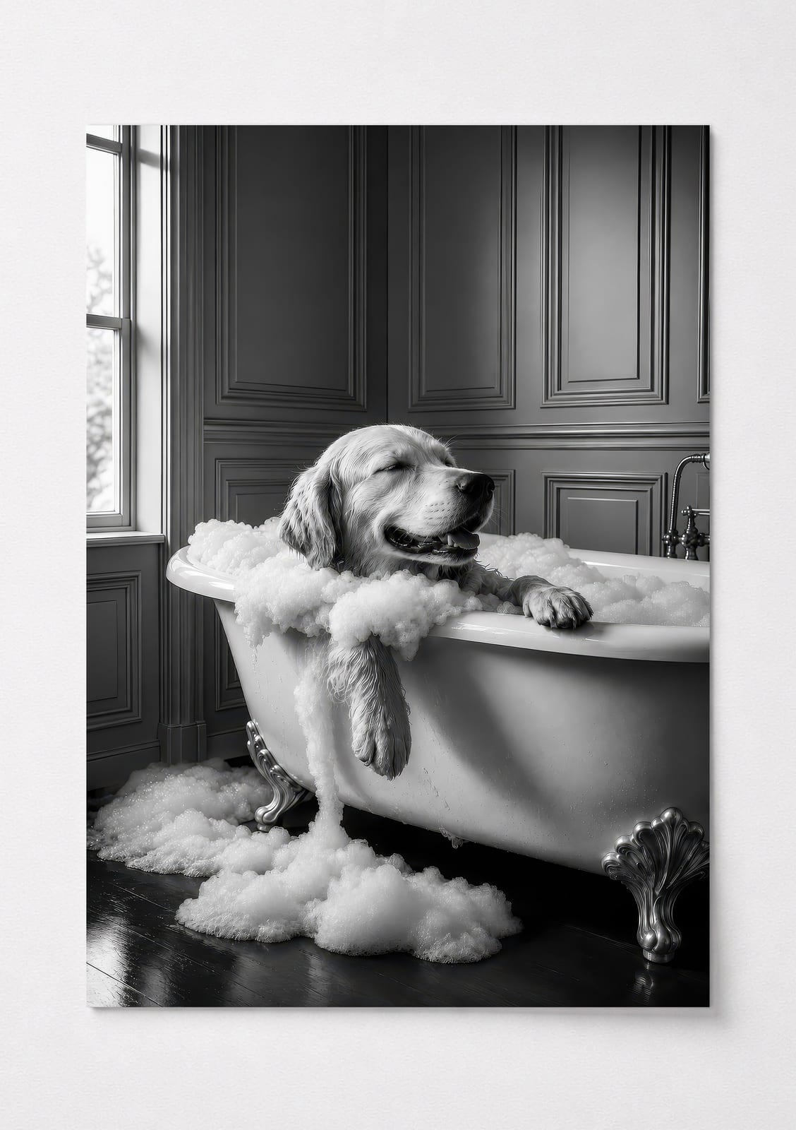 Golden Retriever Badekar Print
