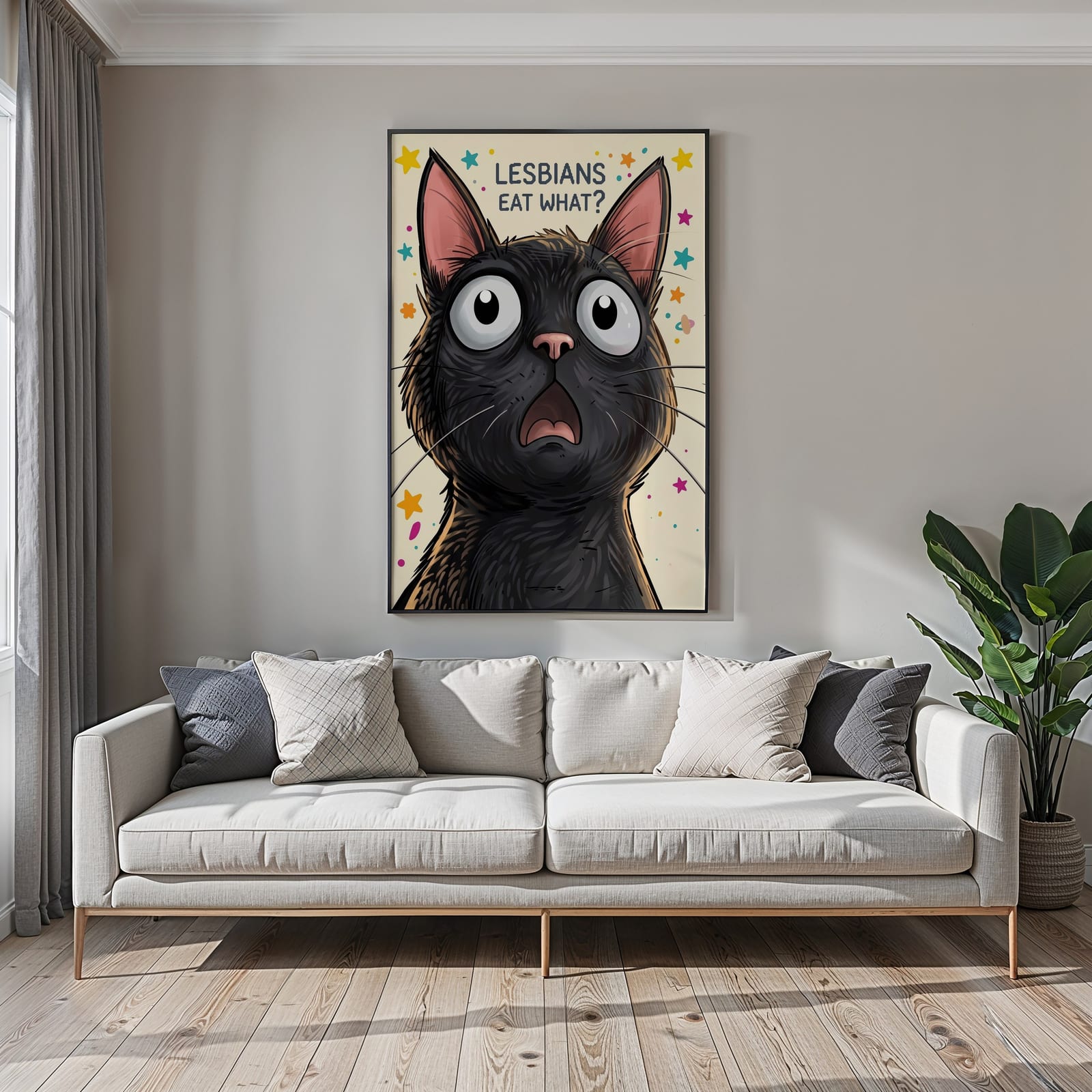 Poster Gatto sul Water