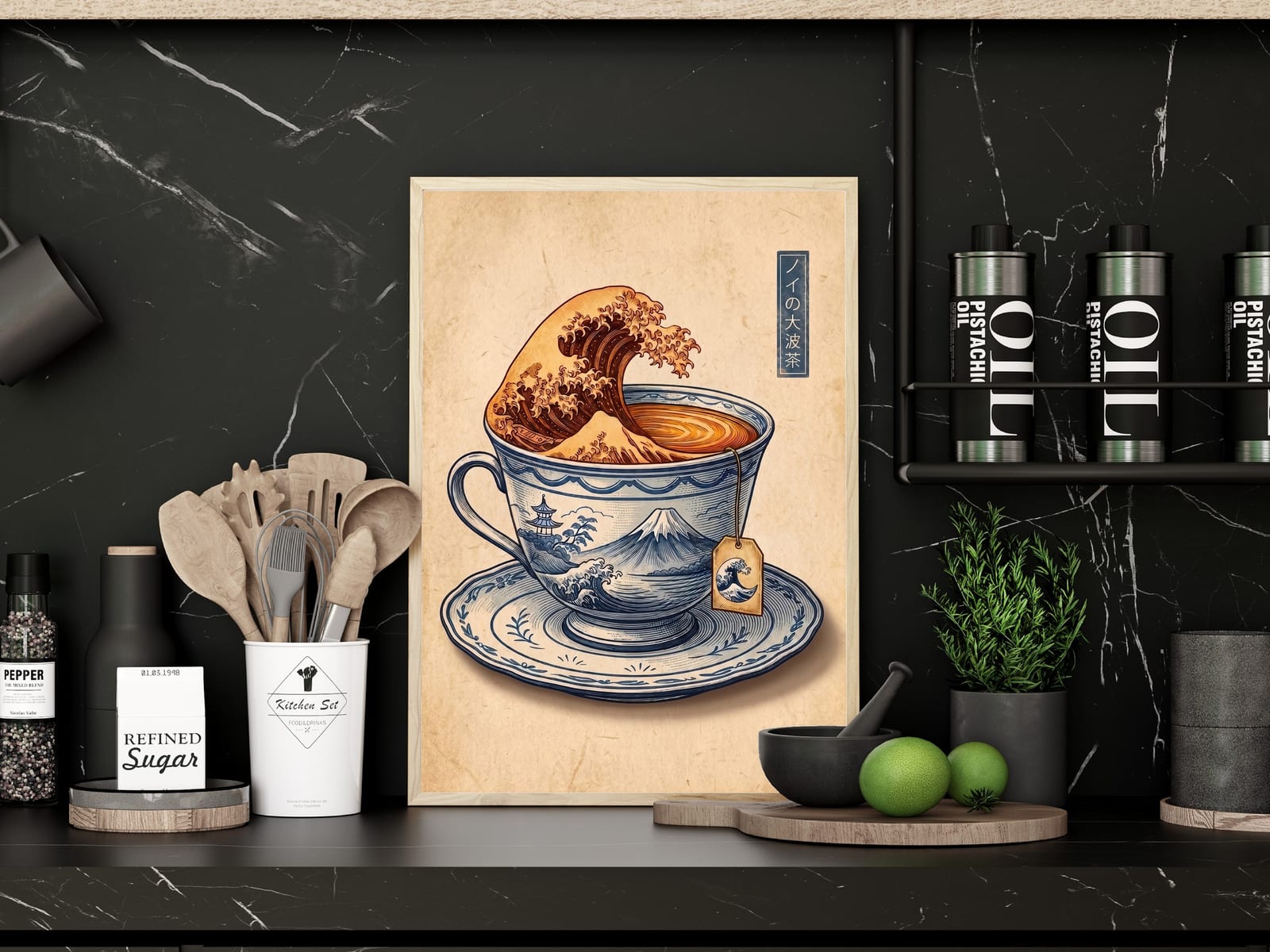 Japansk Bølgetekop-plakat