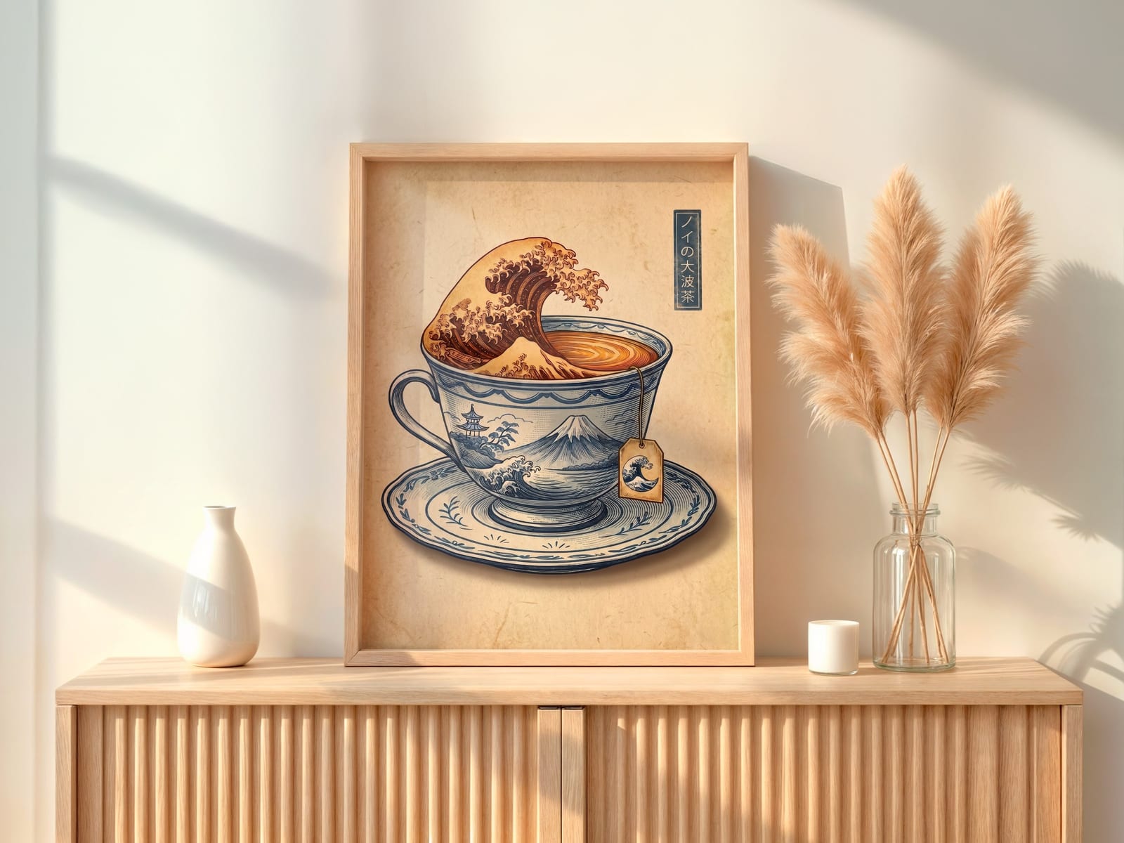 Japansk Bølgetekop-plakat