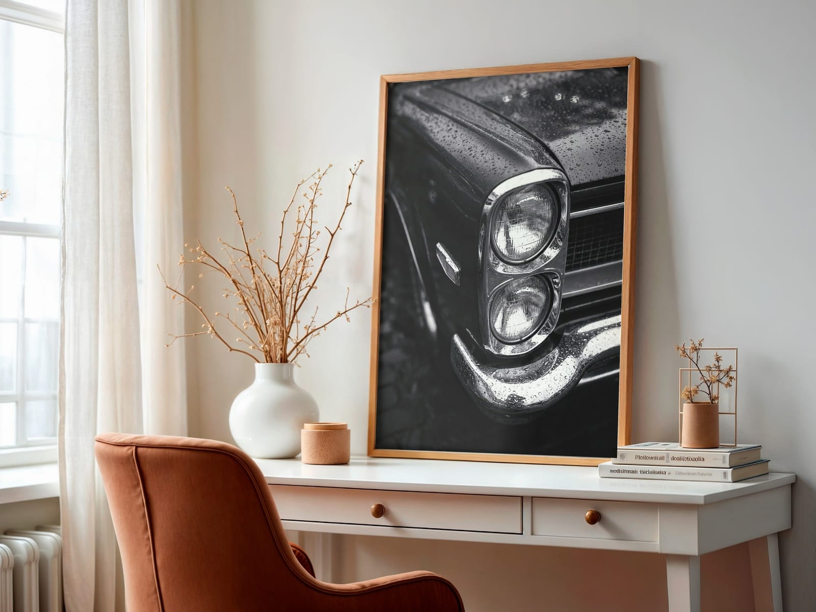 Stampa Dettaglio Cromo Auto d'Epoca