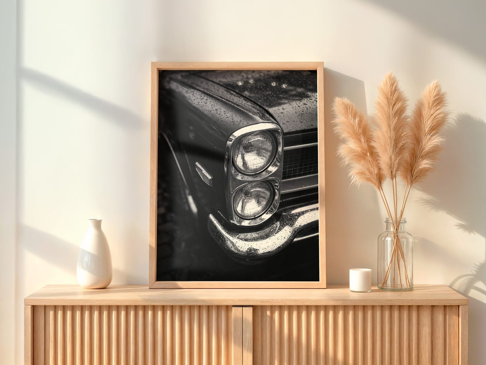 Stampa Dettaglio Cromo Auto d'Epoca