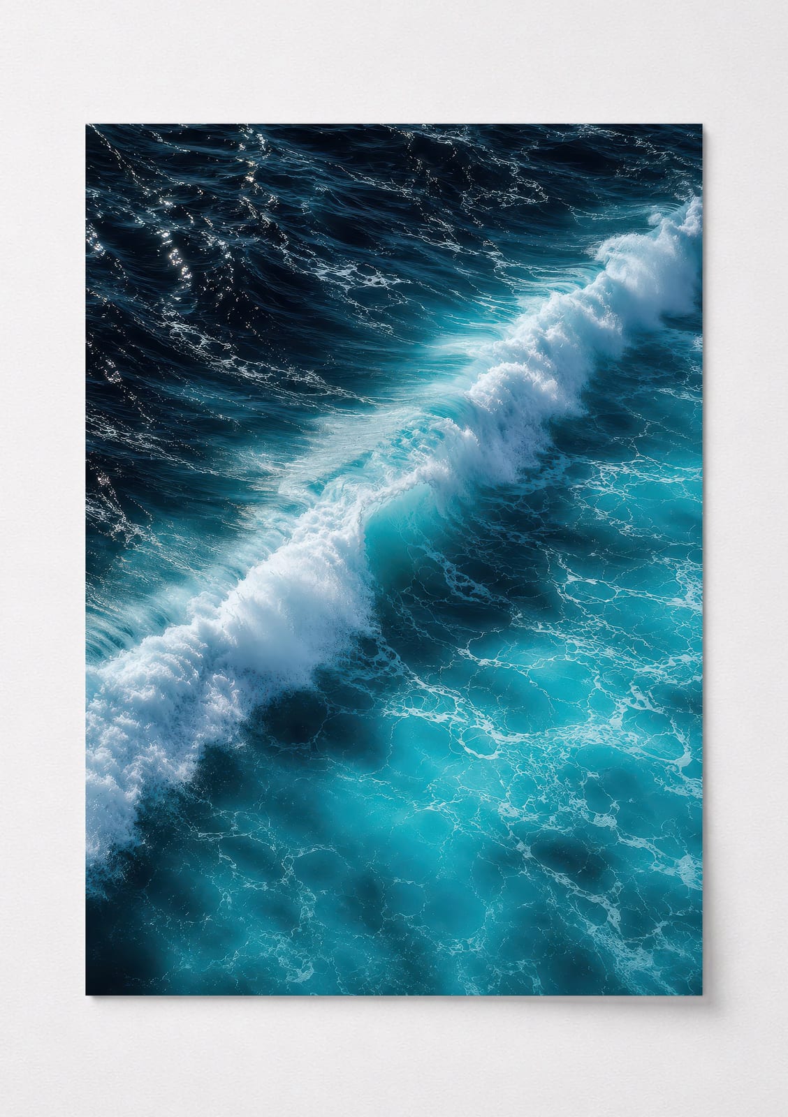 Havbølge Luftfoto Print