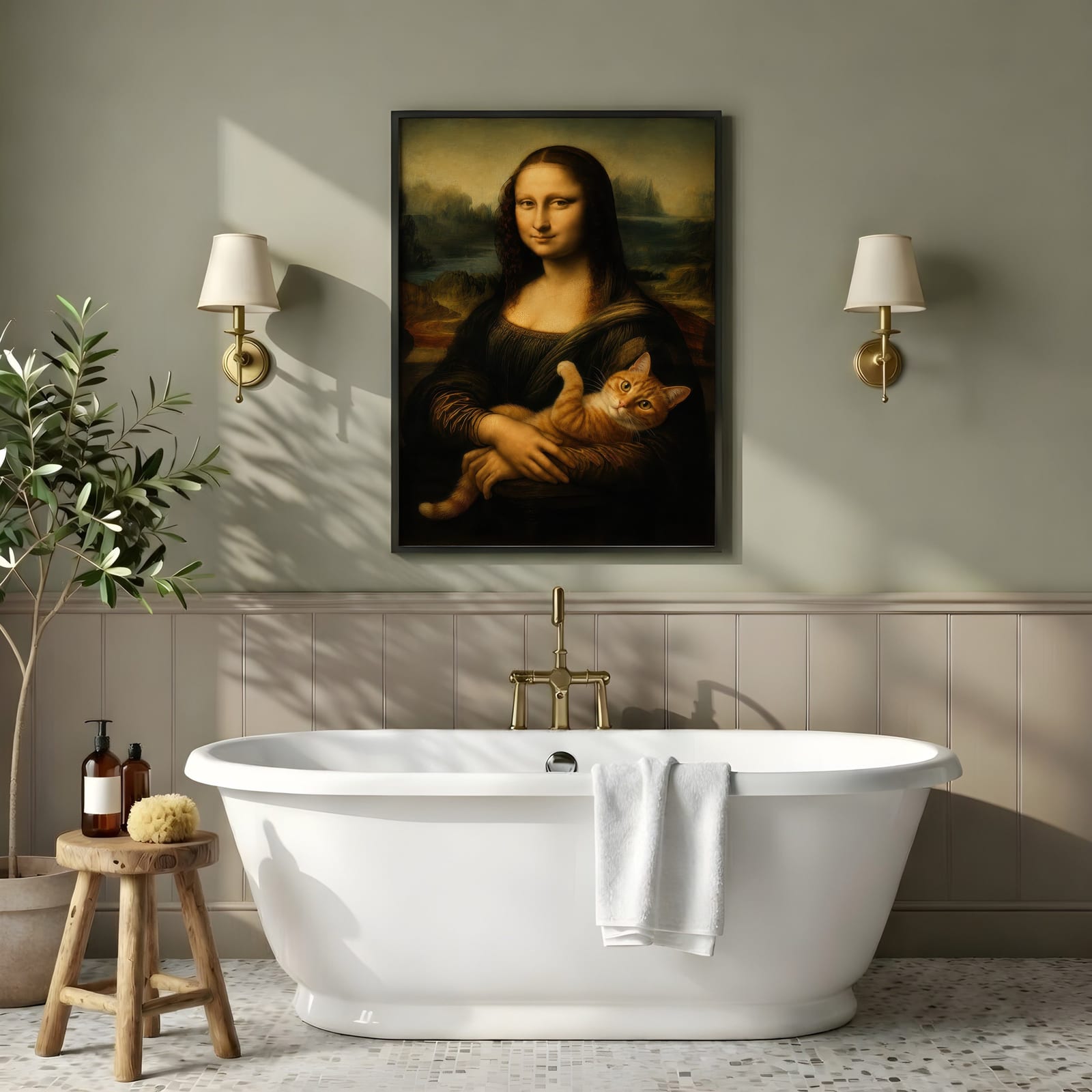 Mona Lisa Kat Print