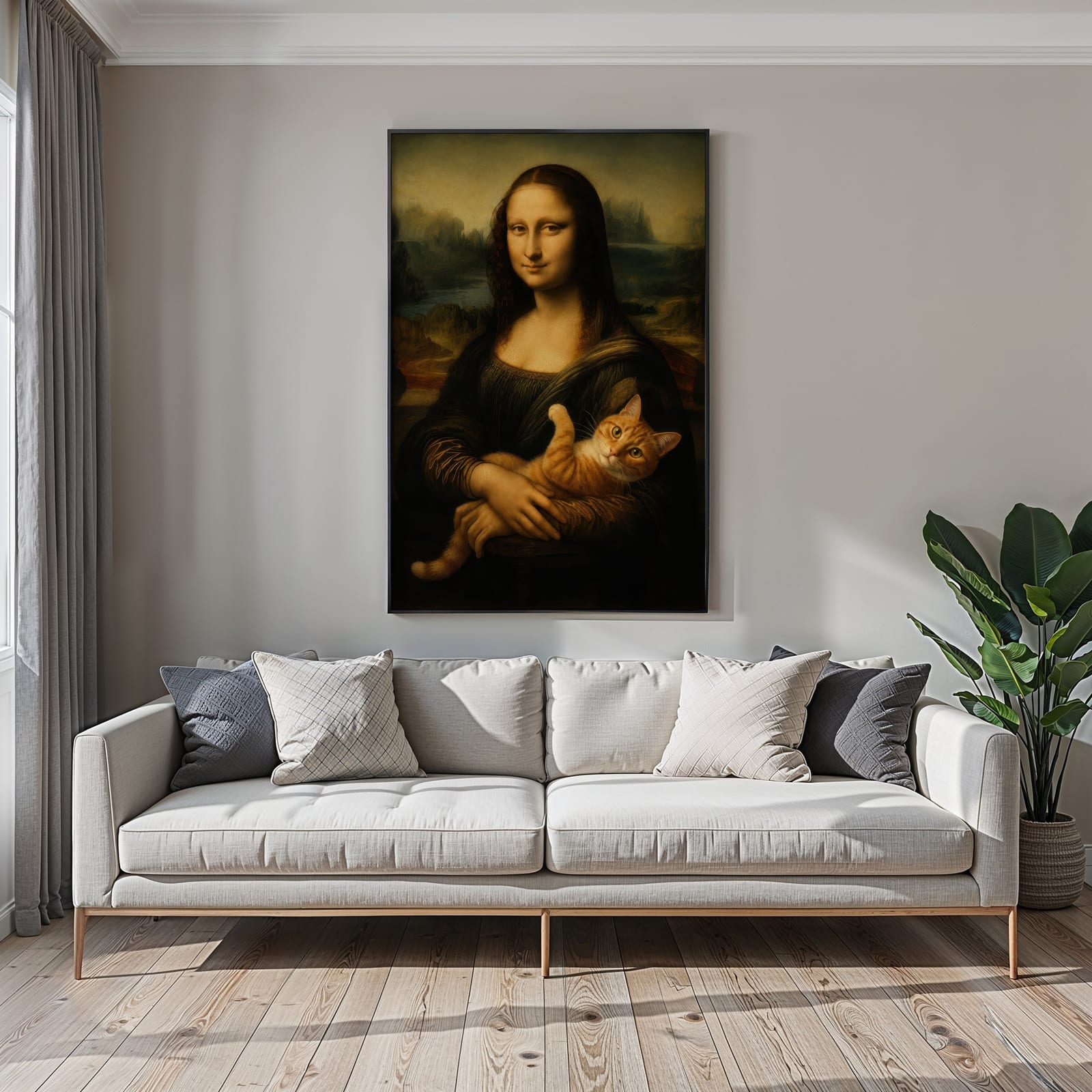 Mona Lisa Kat Print