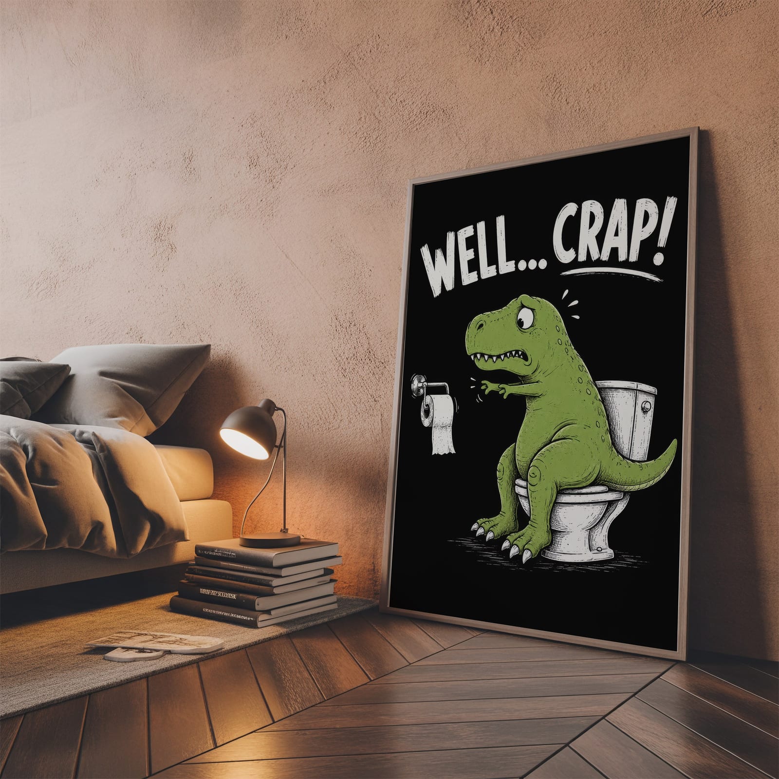 Dinosaur Toilet-plakat