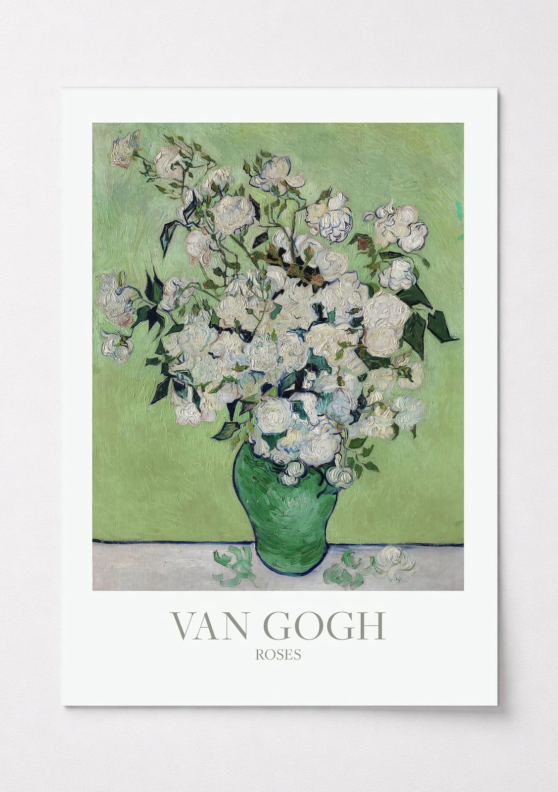 Van Gogh Roser Print, Vintage Blomsterplakat, Botanisk Vægkunst