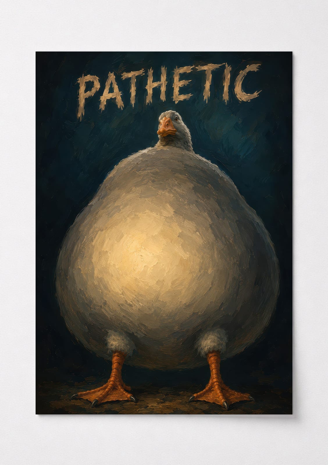 Sad Goose Meme Print