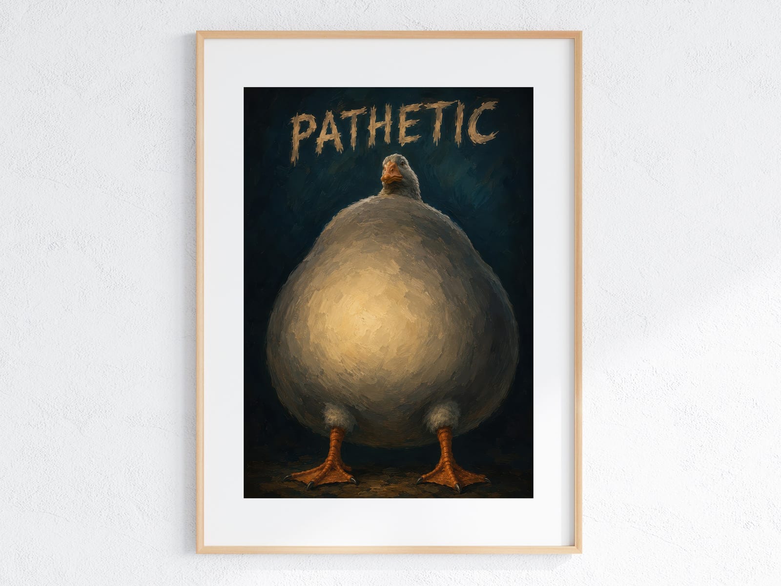 Sad Goose Meme Print
