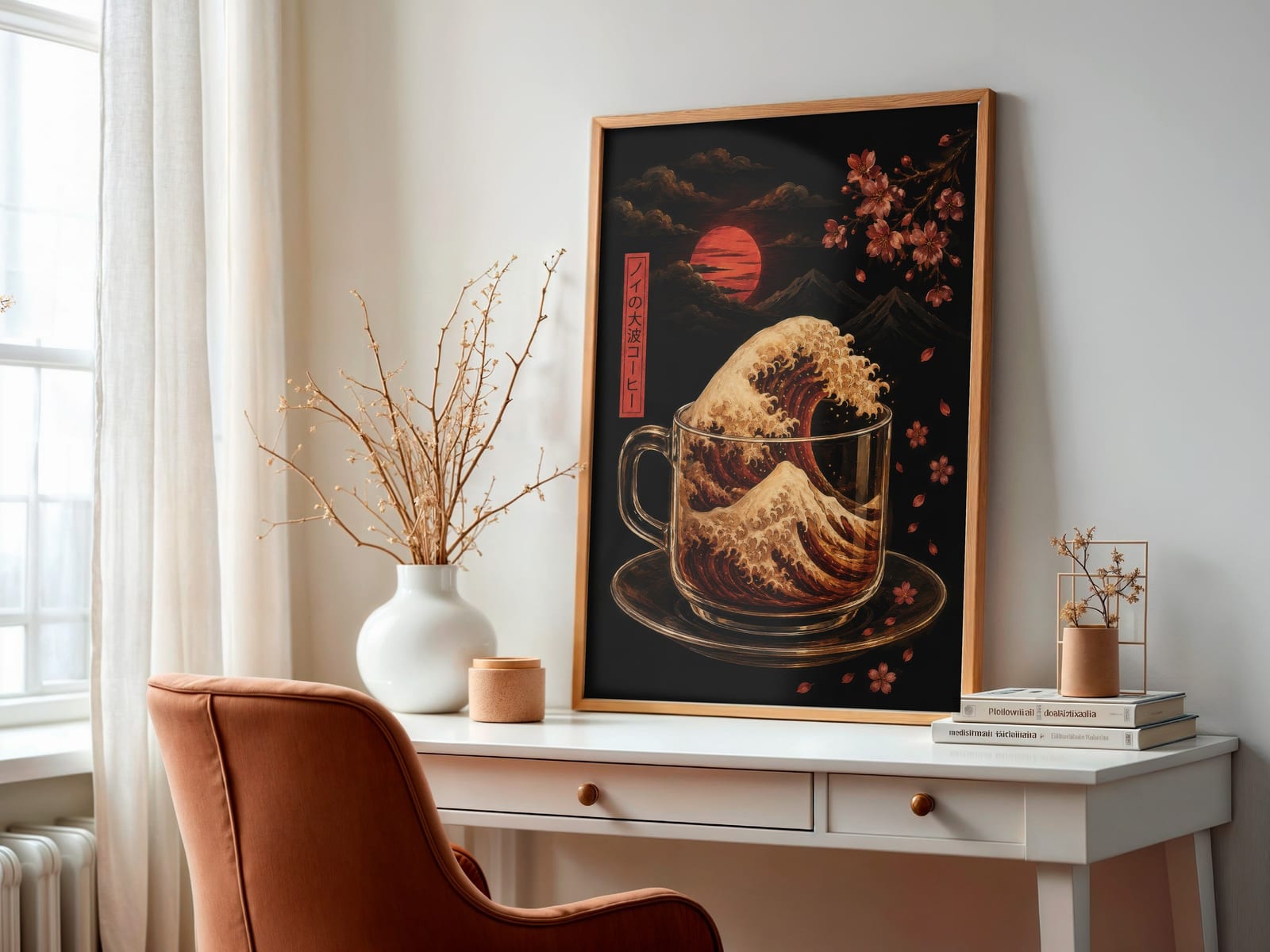 Coffee Wave-print