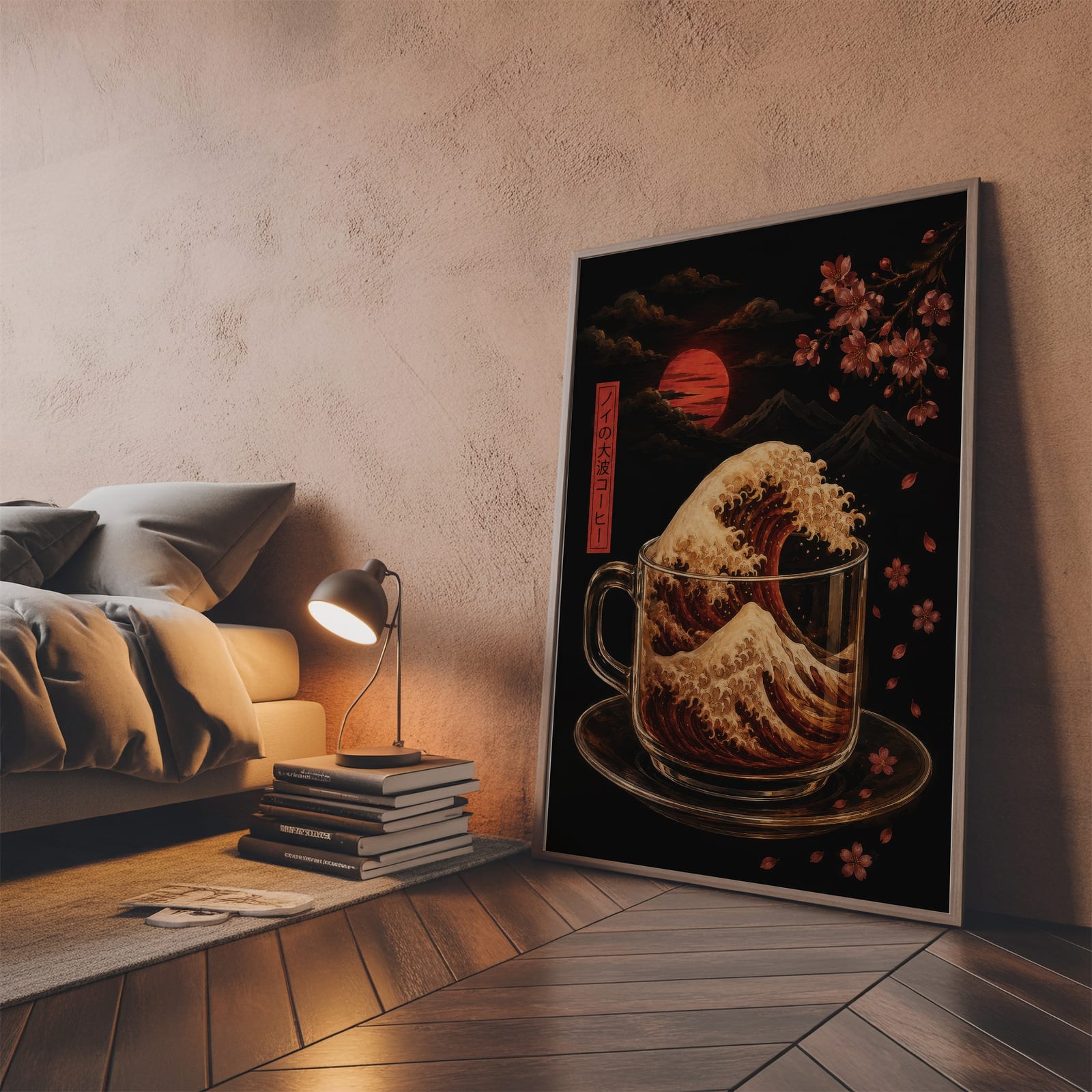 Coffee Wave-print
