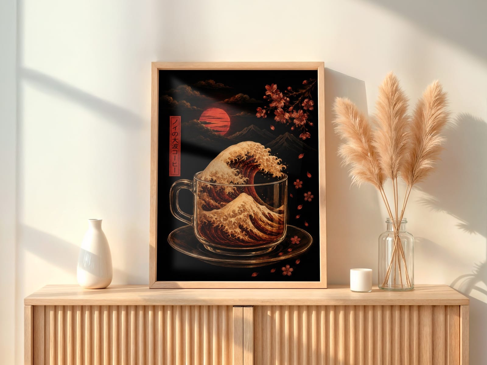 Coffee Wave-print