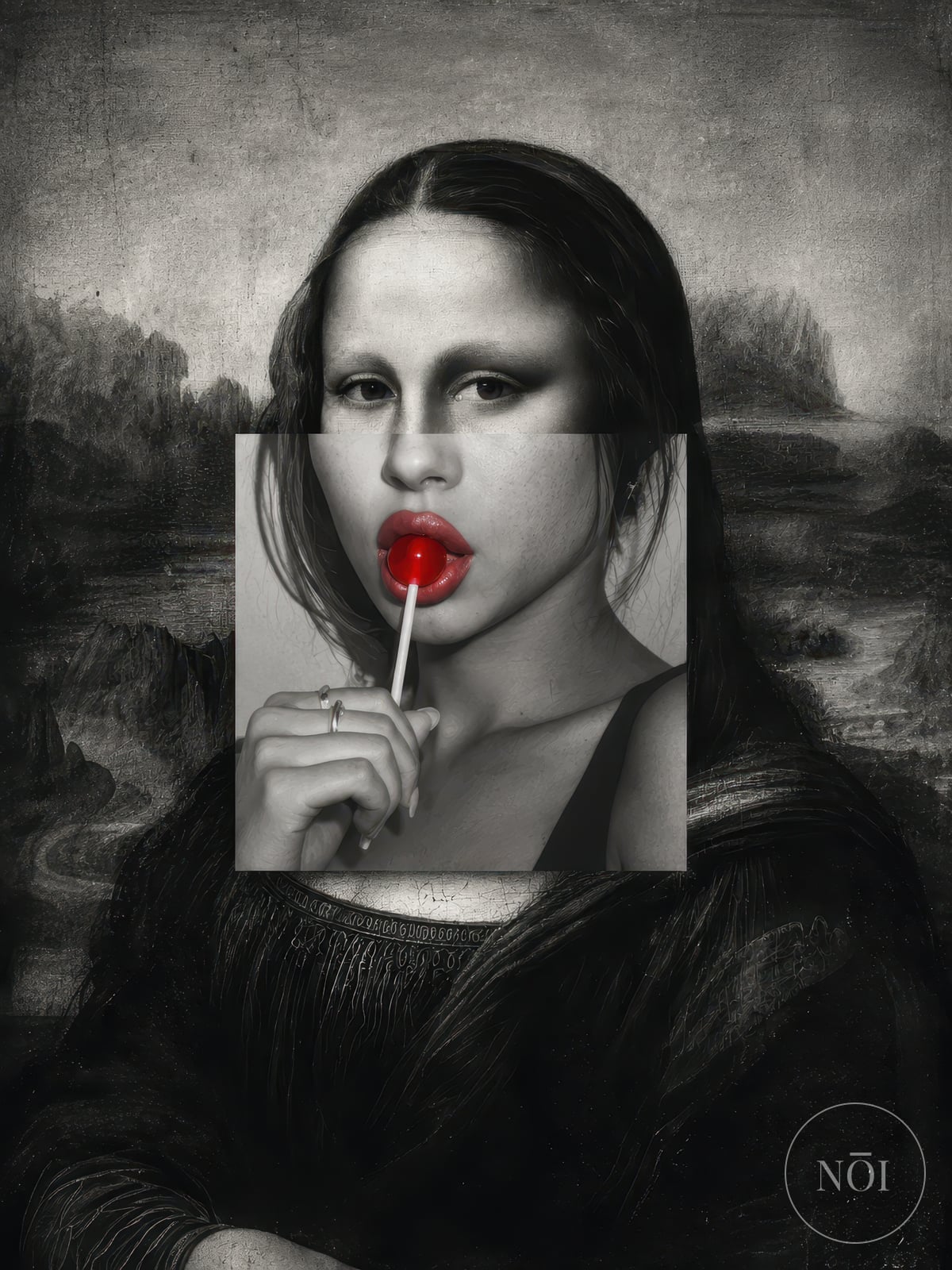 Mona Lisa Pop Art Print — Poster (ungerahmt)