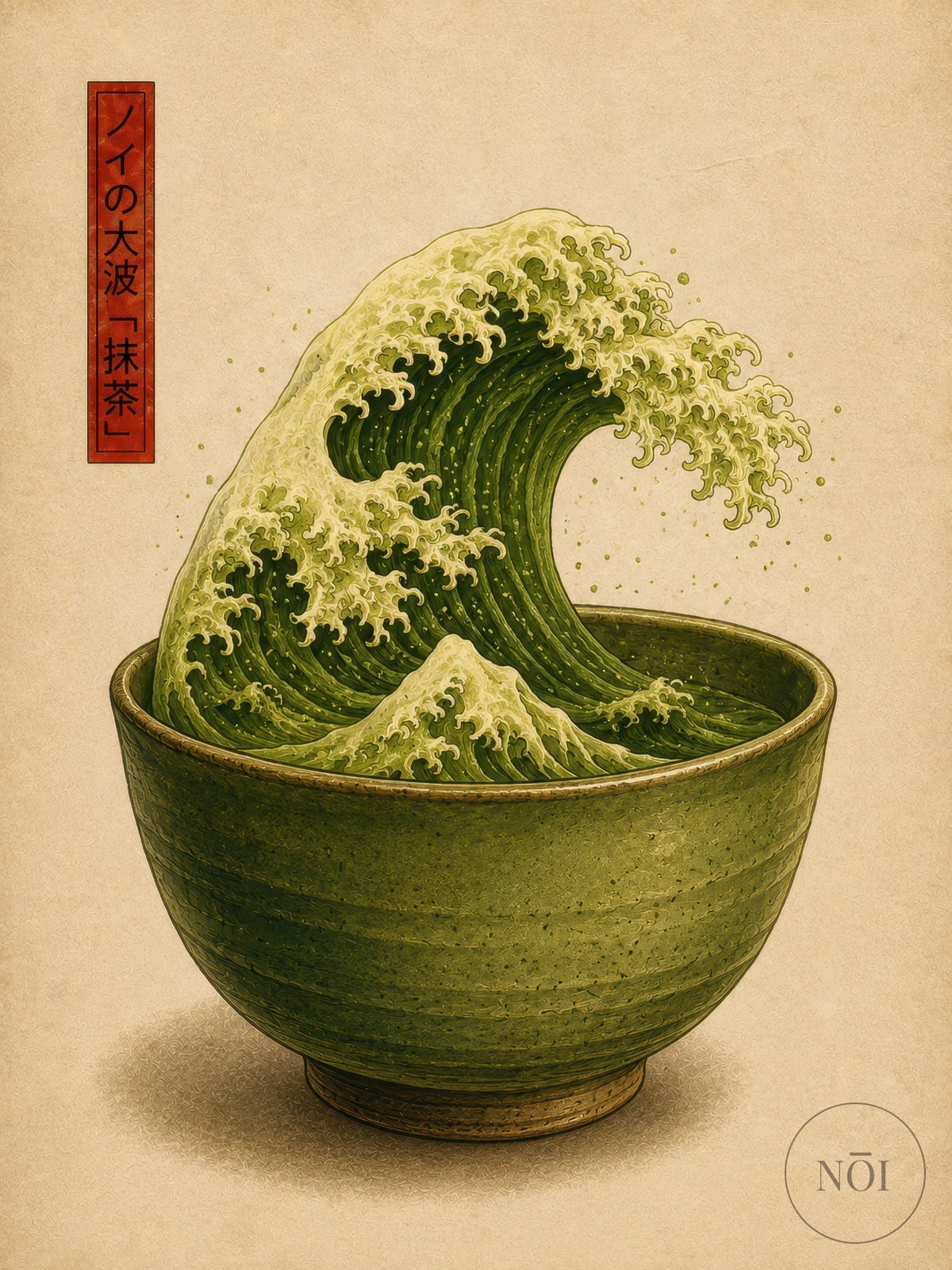 Matchavåg Print — Poster (ungerahmt)