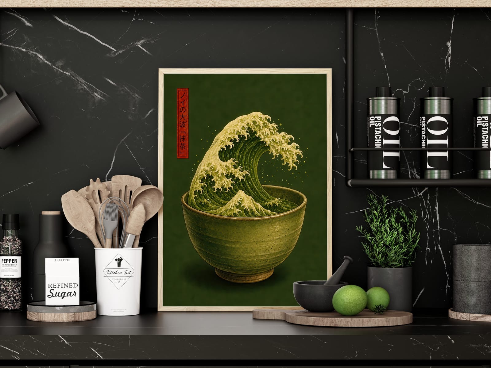 Lámina Matcha Wave