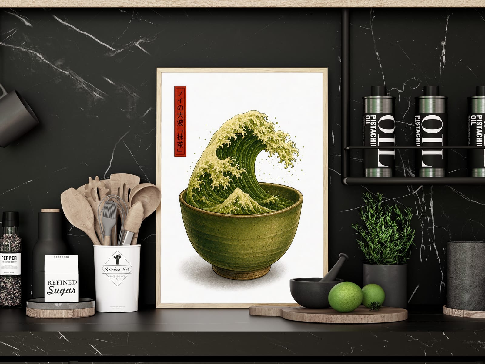 Lámina Matcha Wave