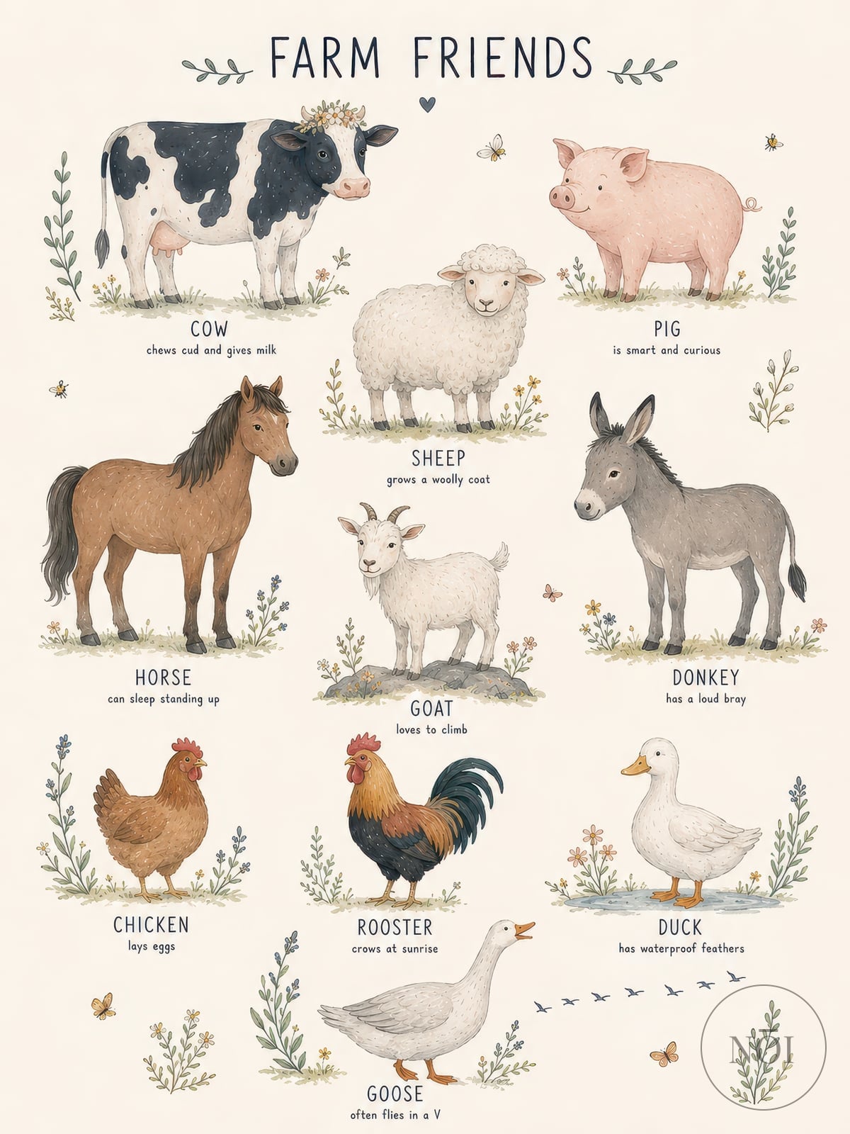 Gårdens Venner — Poster (ungerahmt)