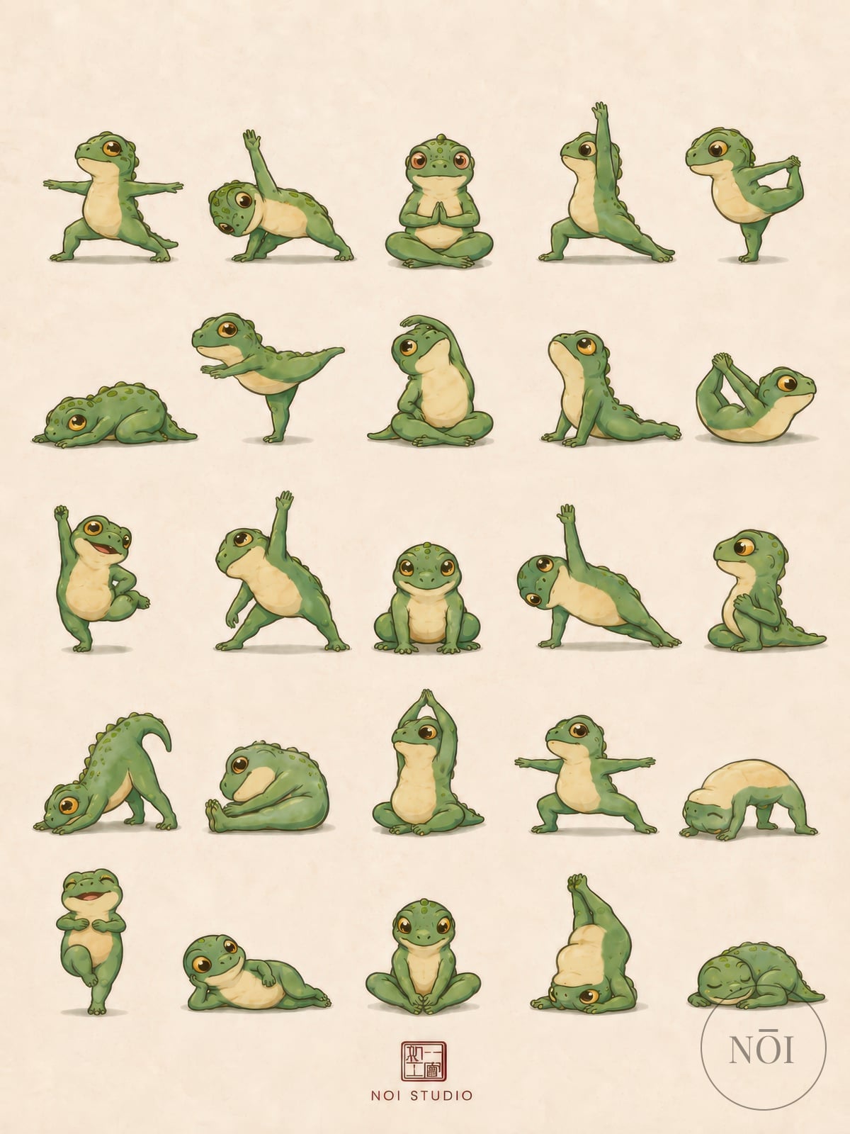 Yogagrodor — Poster (ungerahmt)
