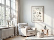 Arctic Animals Chart Poster, Educational Living Room Wall Art, Nursery Decor