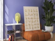 Yoga Alpacas Print, Cute Cartoon Living Room Wall Art, Kids Room Decor Poster